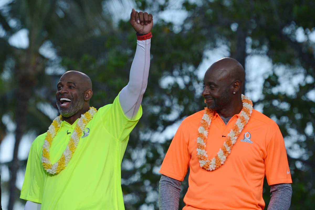 Deion Sanders and Jerry Rice