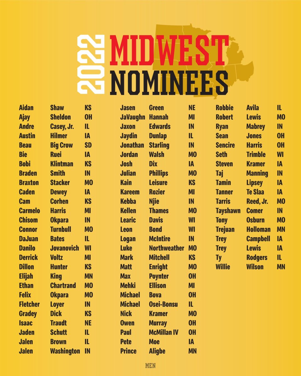 Isaac Traudt and Leon Bond were nominated for the 2022 McDonald's All-American Games from the Midwest region. 