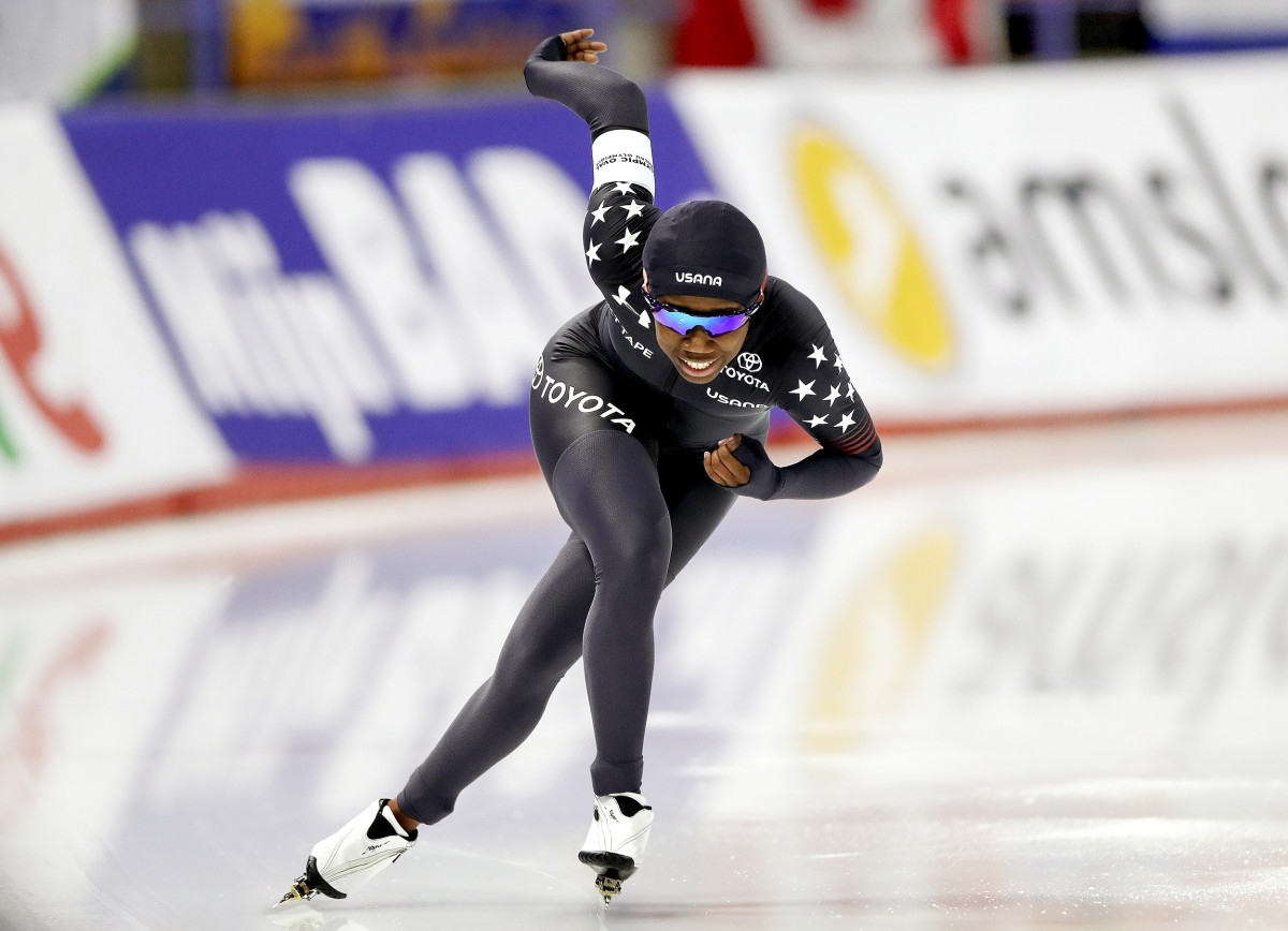 Though she didn’t start on ice skates until age 24, Jackson is determined to build an Olympic legacy on speedskating blades.