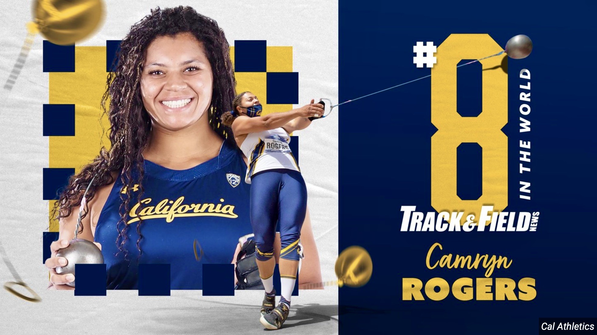 Cal Track and Field: Camryn Rogers Lands No. 8 Spot on Track & Field ...