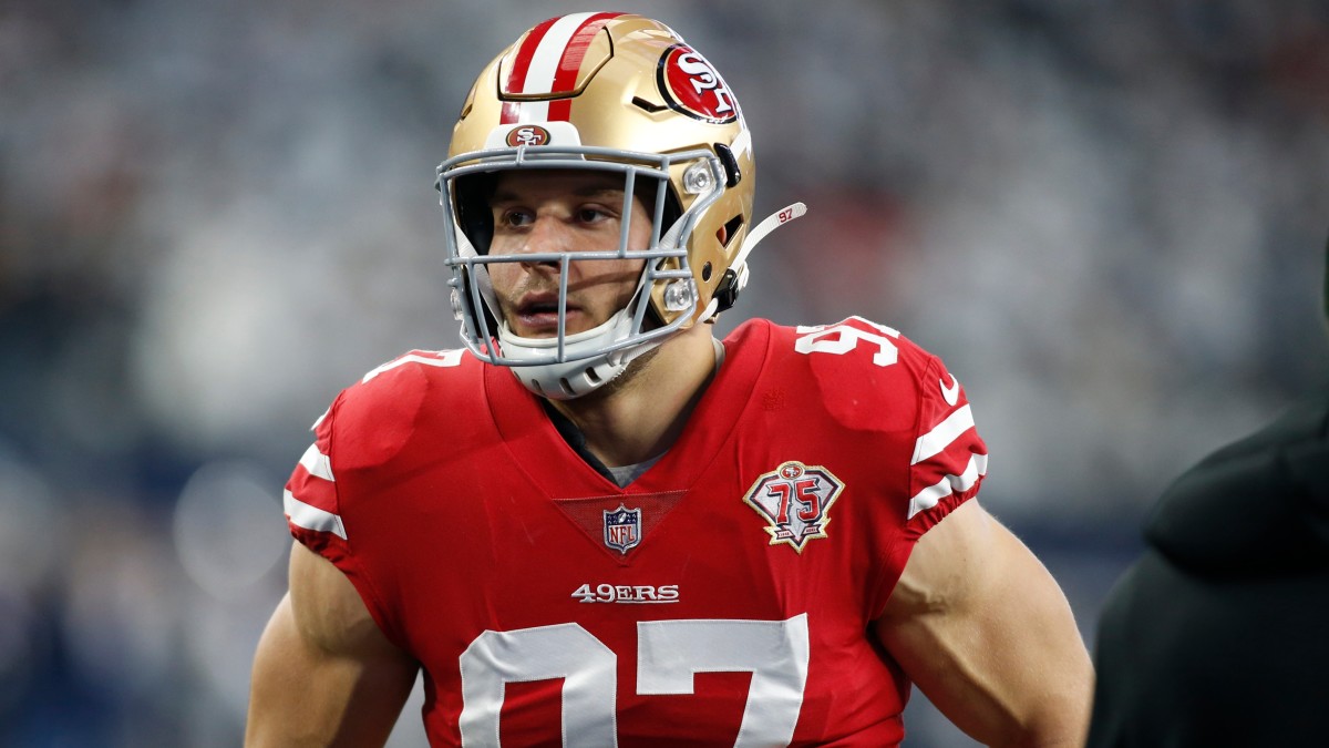 Nick Bosa and his linemates need to pressure Jared Goff if they want to keep the Lions under wraps.