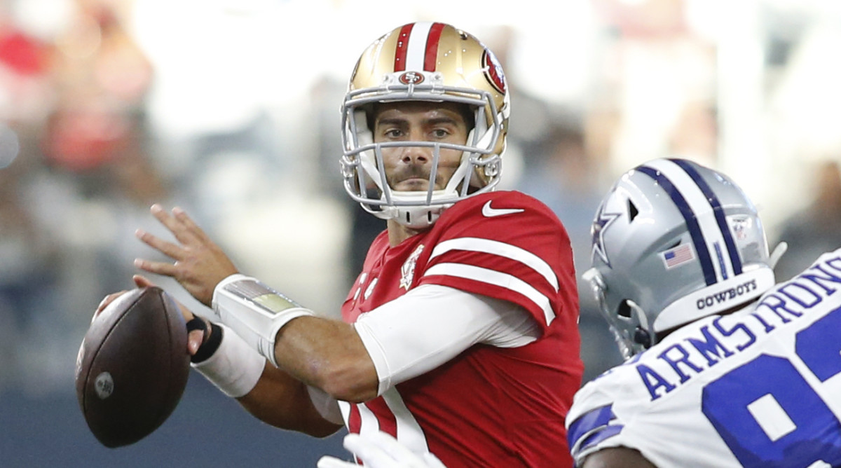 San Francisco 49ers quarterback Jimmy Garoppolo