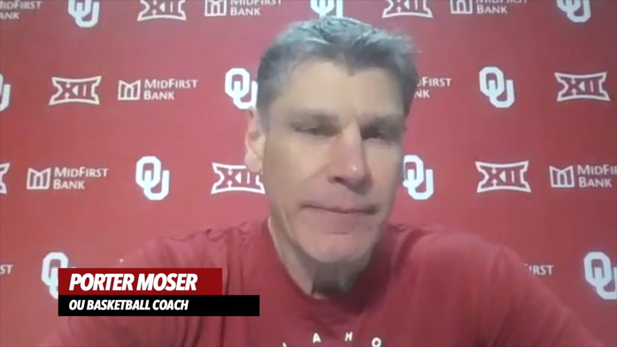WATCH Porter Moser Previews Oklahoma's Game Against Kansas Sports