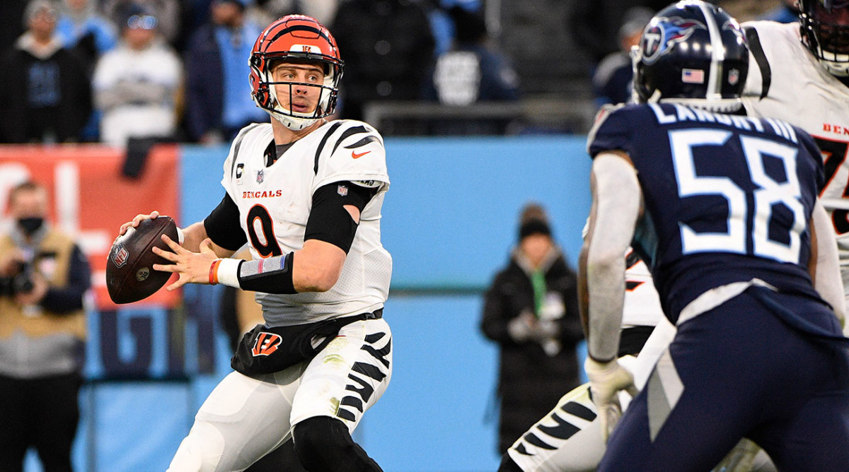 Joe Burrow survived an onslaught to lead the Bengals to the AFC