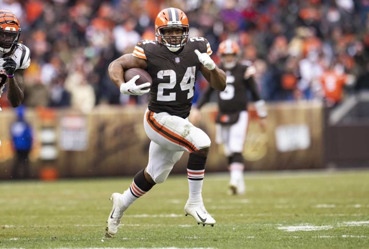 Browns Nick Chubb Joins Myles Garrett and Joel Bitonio on PFWA All-NFL Team  - Sports Illustrated Cleveland Browns News, Analysis and More