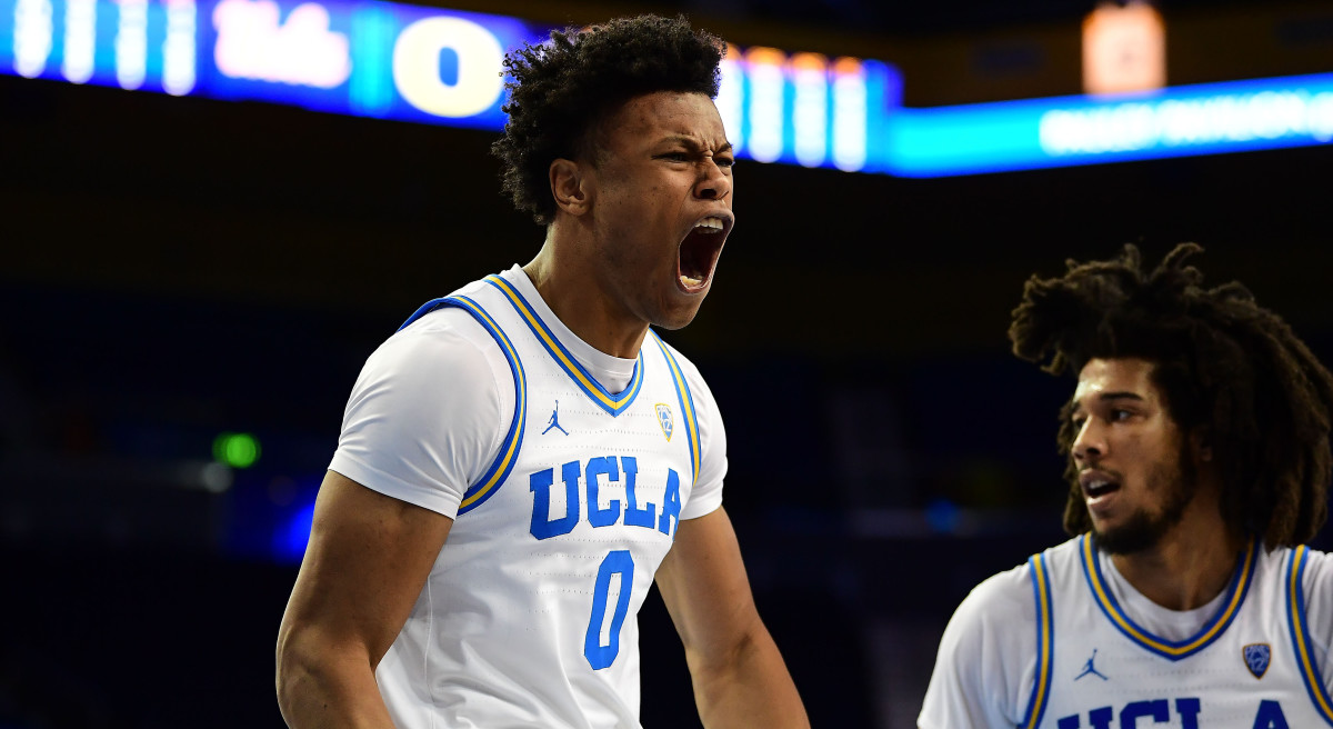 Jaylen Clark UCLA-Arizonoje susiduria su į smegenų sukrėtimą panašiais simptomais