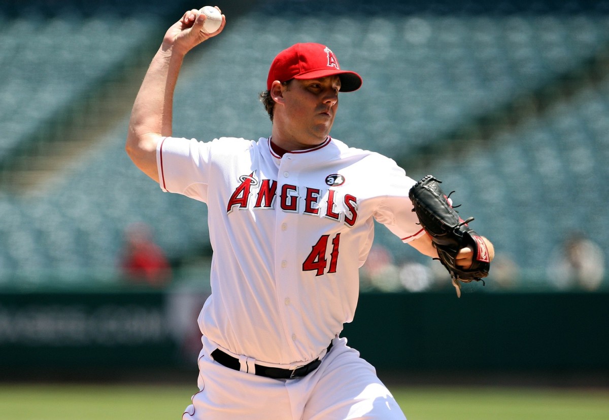 Los Angeles Angels pitcher John Lackey