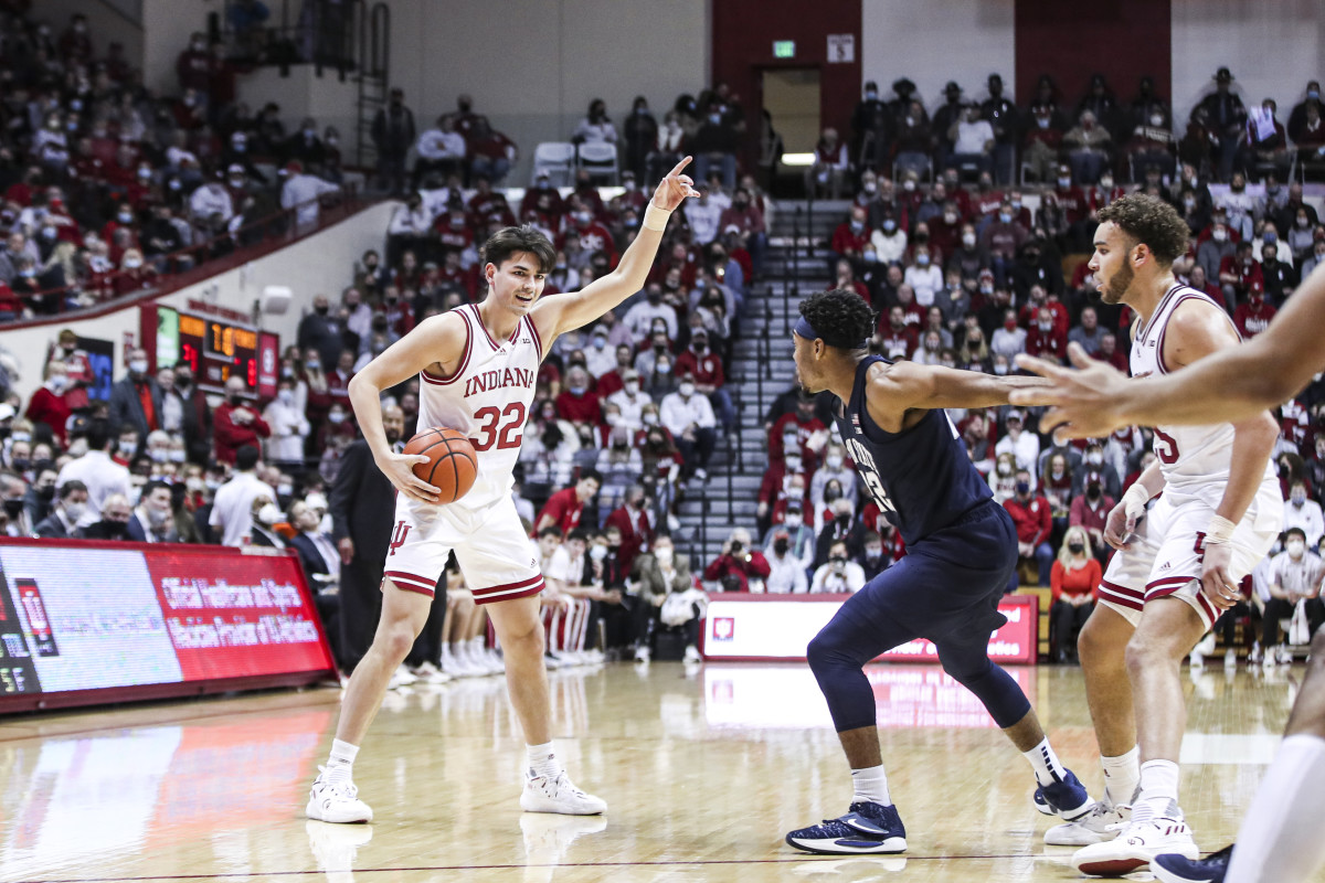 Indiana sophomore Trey Galloway can fill in at point guard if needed. He played the point in high schoo. (Photos courtesy of IU Athletics)
