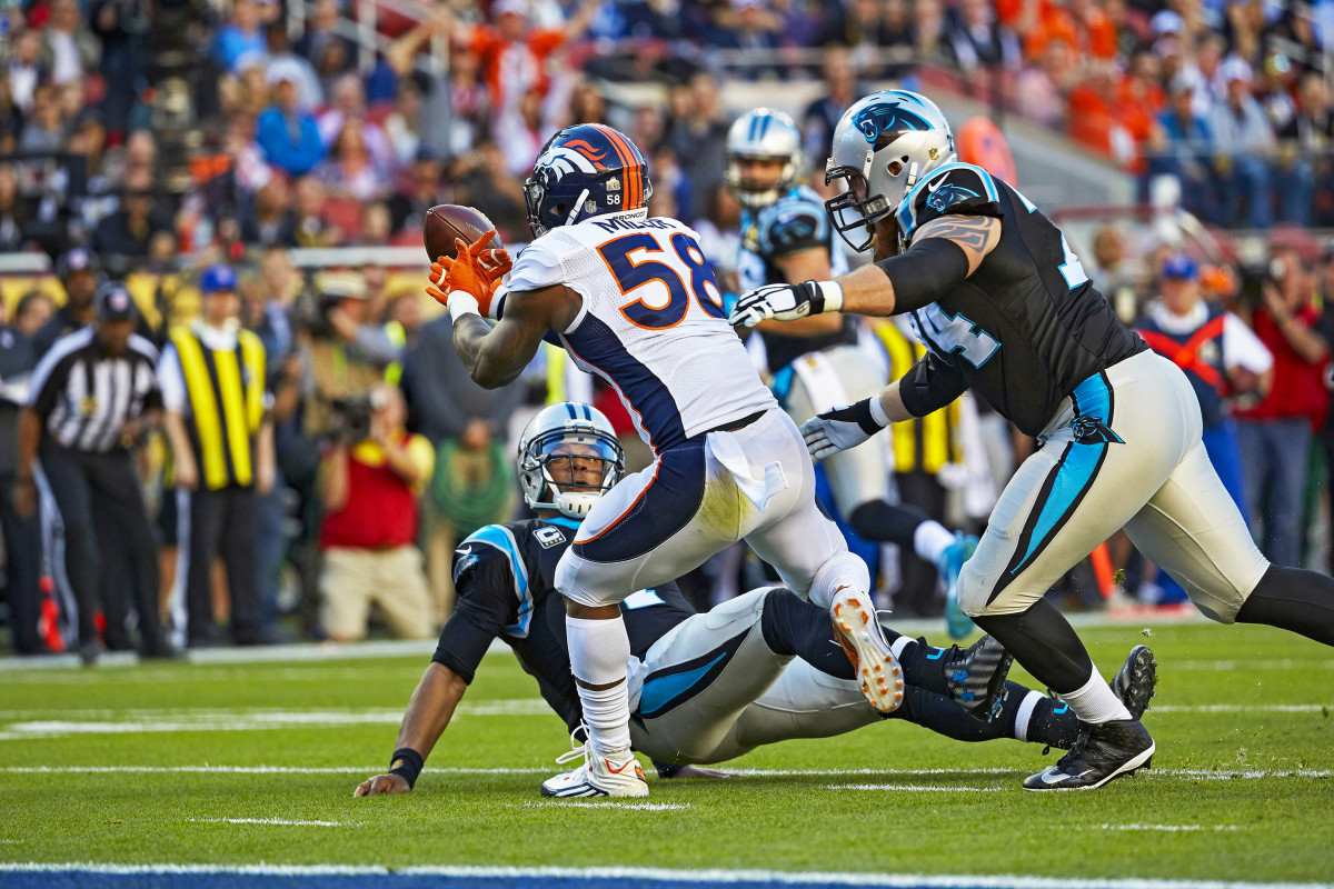 Miller's dominant performance in Super Bowl 50 earned him the game's MVP honors.