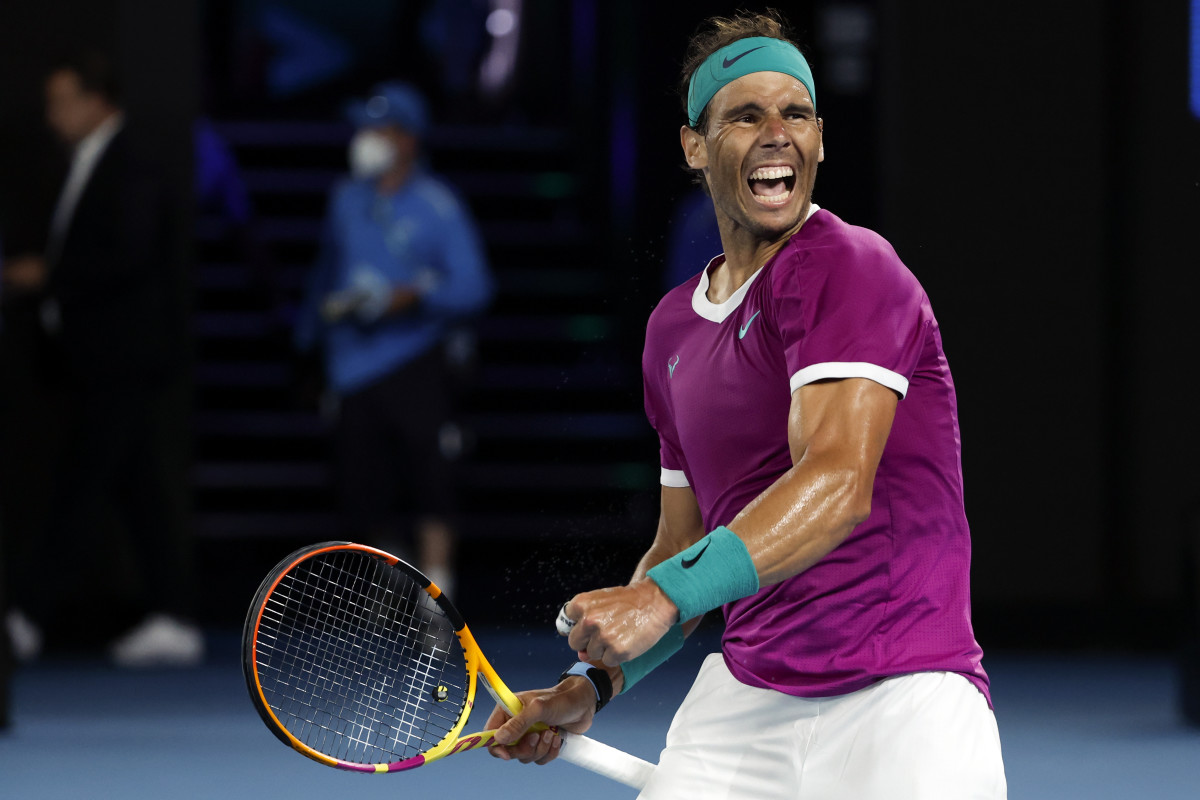 Rafael Nadal will be playing for a record 21st Grand Slam men's singles final Sunday in Melbourne.