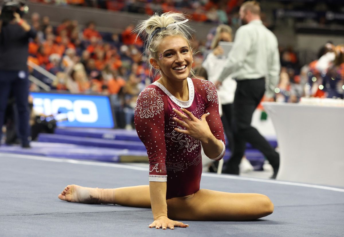 Lexi Graber on floor