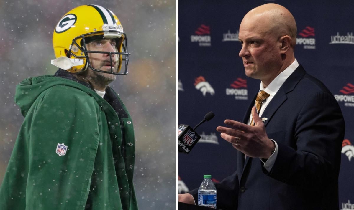 Aaron Rodgers, Nathaniel Hackett.