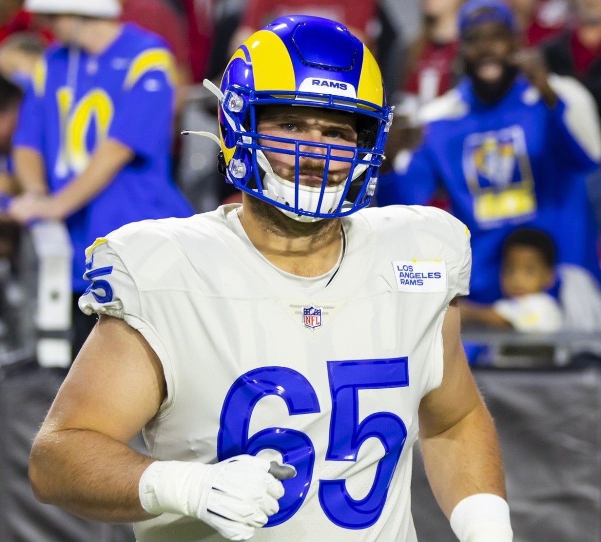 Coleman Shelton is the backup center for the Rams.