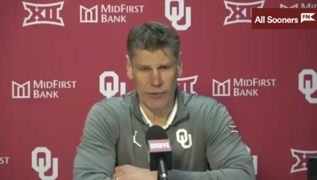WATCH Oklahoma HC Porter Moser TCU Postgame Sports Illustrated