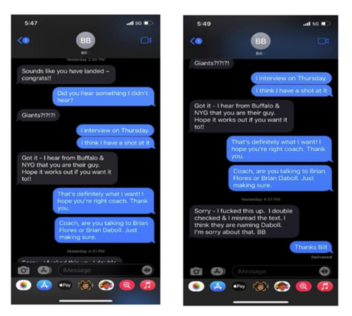 BB text message