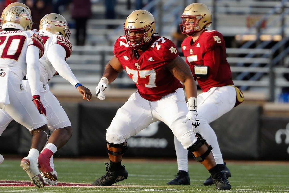 Zion Johnson: 2022 NFL Draft Team Fits - Sports Illustrated Boston College  Eagles News, Analysis and More