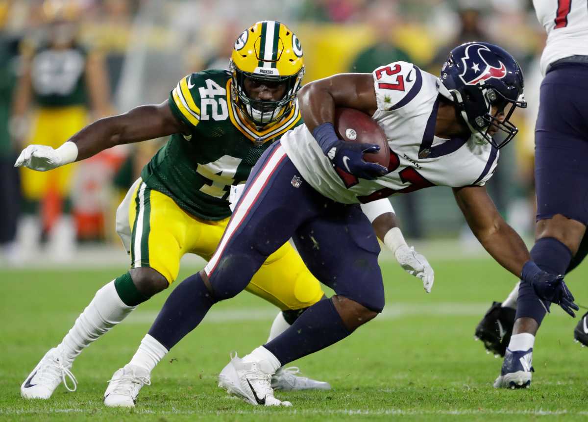 Packers' De'Vondre Campbell has top tackle rating among LBs in
