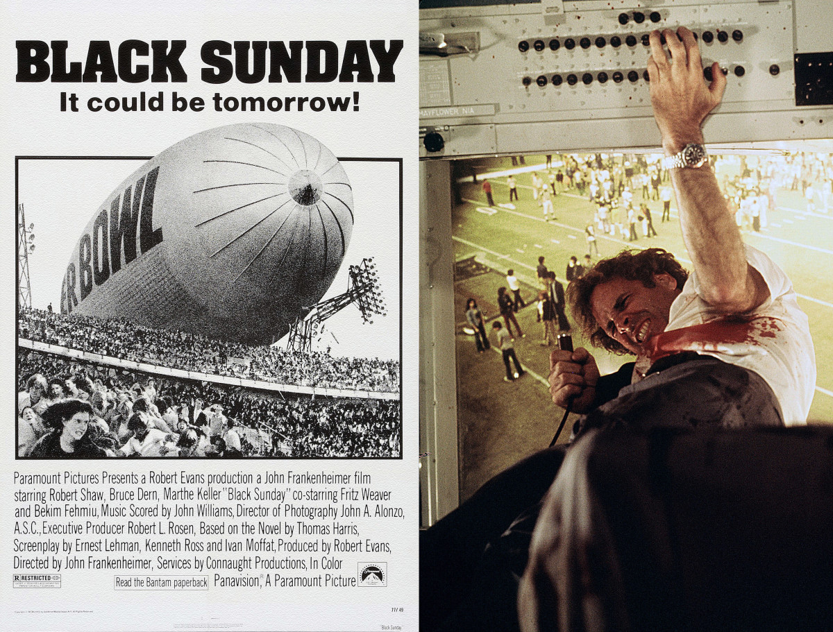 Dern in ‘Black Sunday,’ the best of the (two) Super Bowl disaster films.