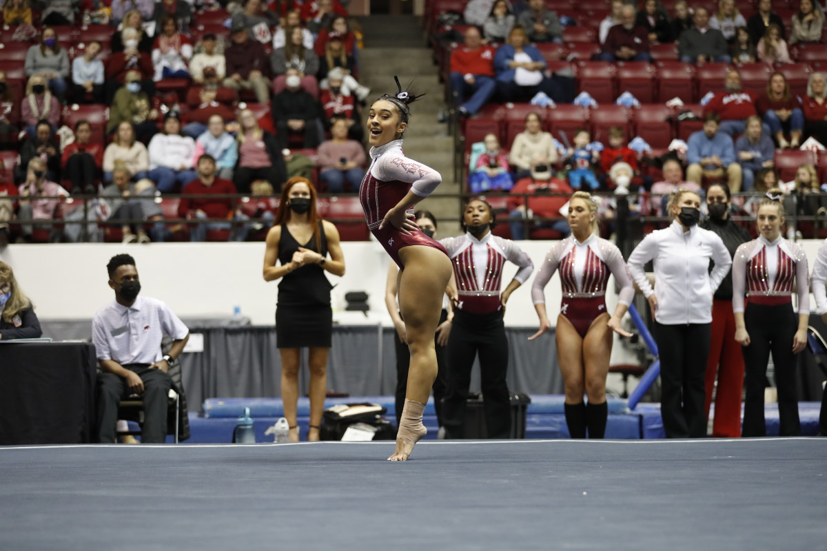 Alabama Gymnastics Dazzles with Highest Score of Season in TriMeet Win