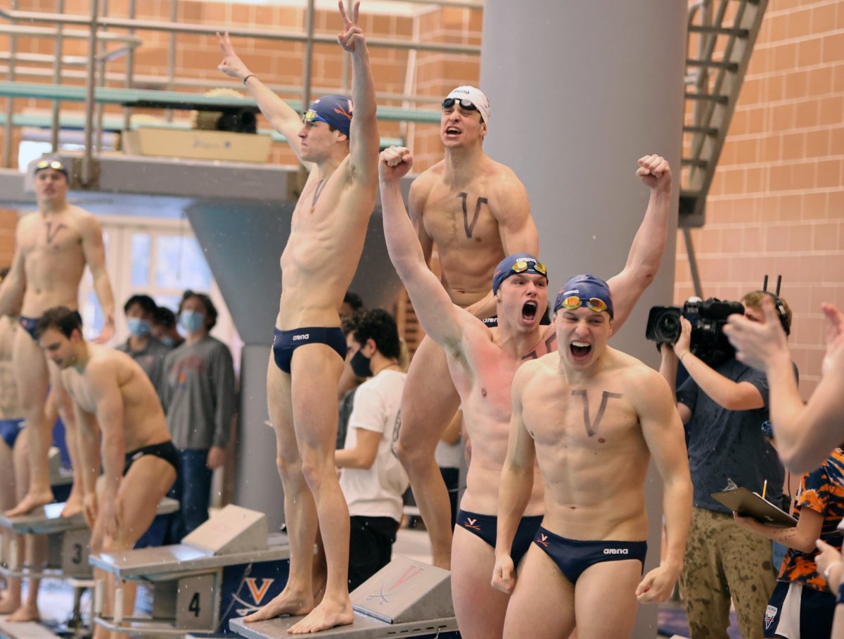 UVA Men's Swim Relay