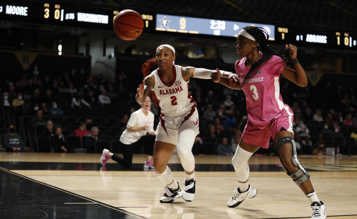 Alabama Women's Basketball Outlasts Vanderbilt in Overtime, 7771