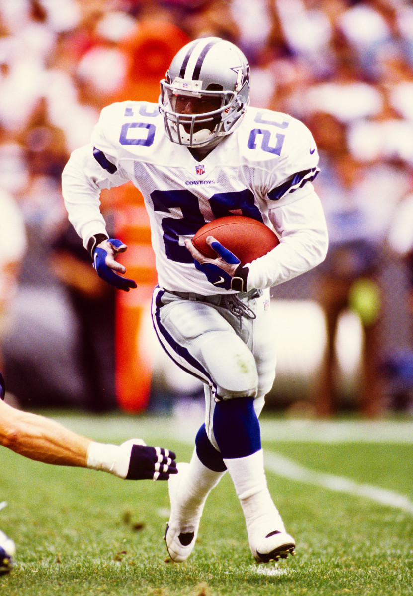 Running back Sherman Williams with the Dallas Cowboys