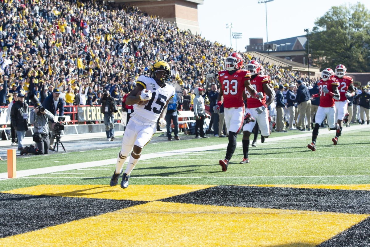 Giles Jackson was a true freshman when he scored on a 97-yard kickoff return against Maryland in 2019.