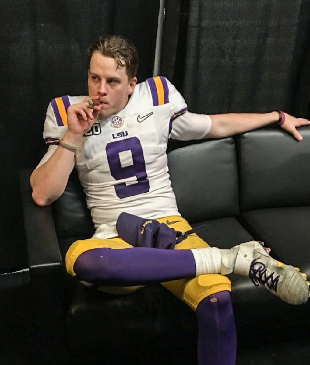 The true story behind Joe Burrow's cigar celebrations - Sports Illustrated