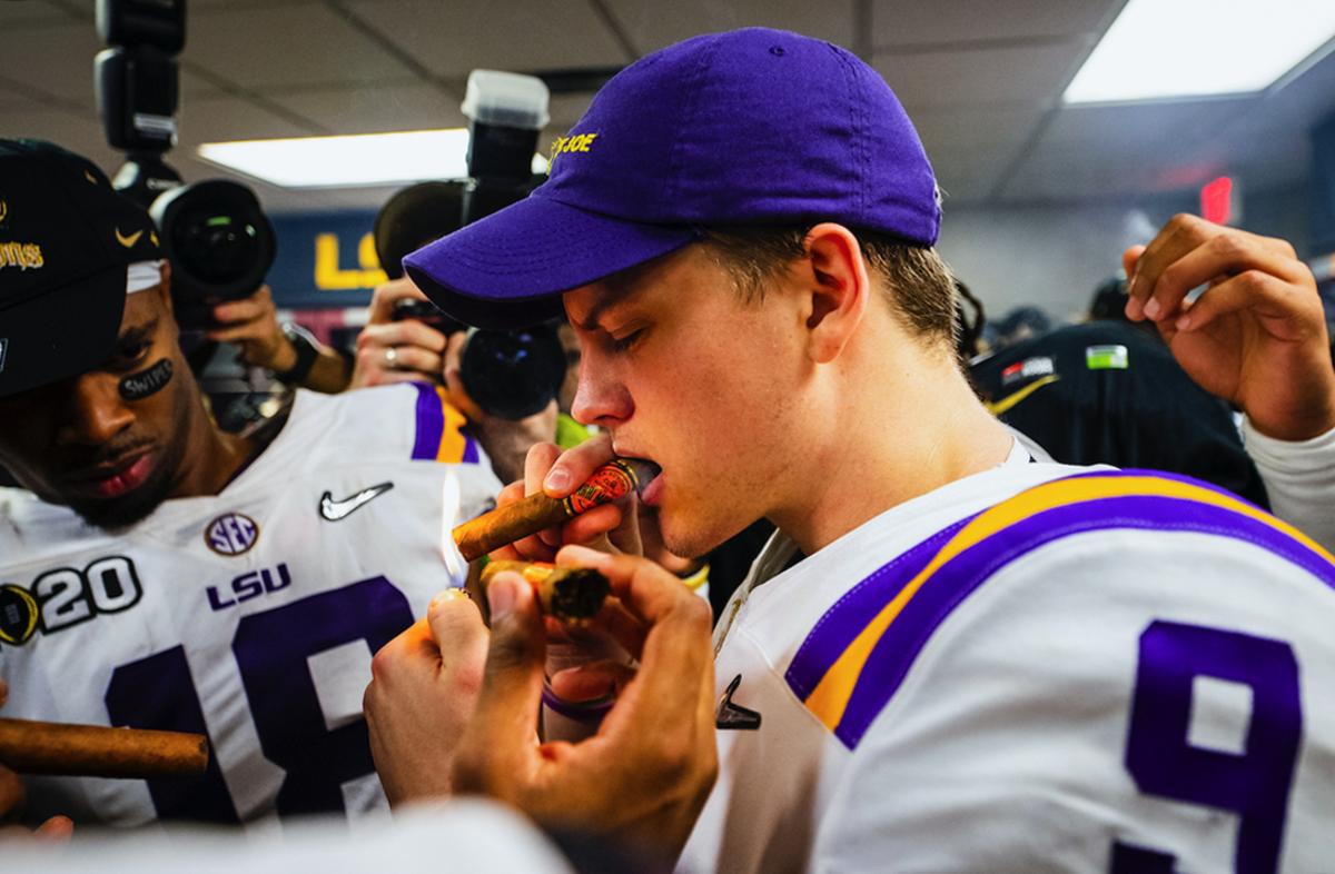 The true story behind Joe Burrow's cigar celebrations - Sports Illustrated