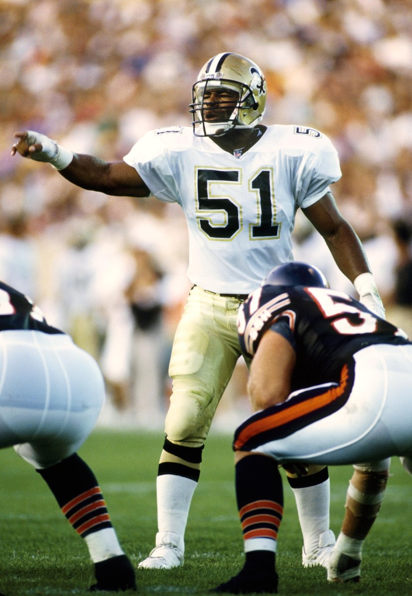 Former New Orleans Saints linebacker Sam Mills (51). FILE PHOTO; Mandatory Credit: USA TODAY Sports