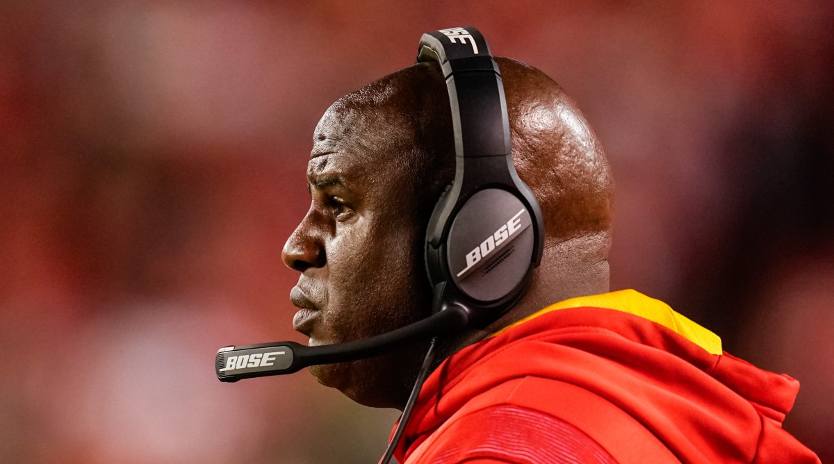 Chiefs offensive coordinator Eric Bieniemy