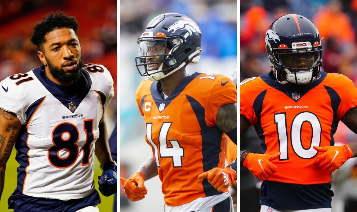 Tim Patrick, Courtland Sutton, Jerry Jeudy
