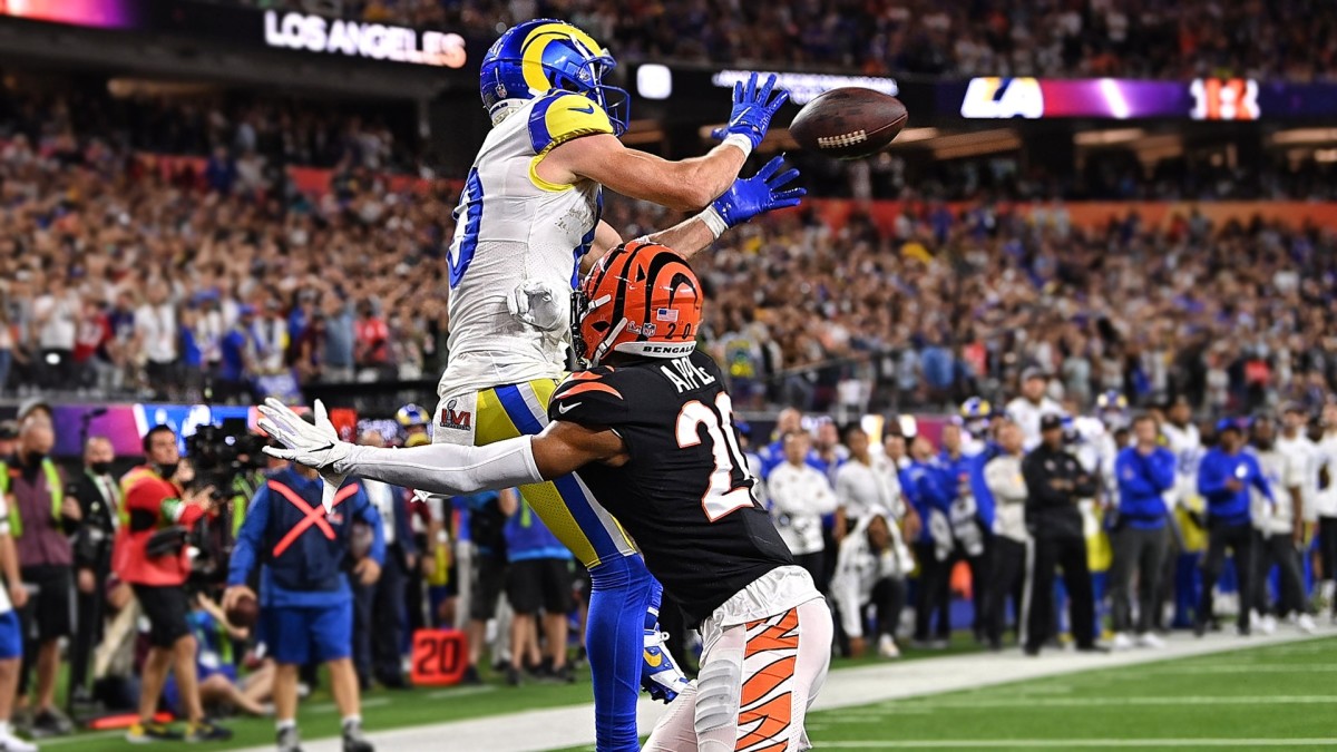 Cooper Kupp catches game-winning touchdown for Rams in Super Bowl LVI.