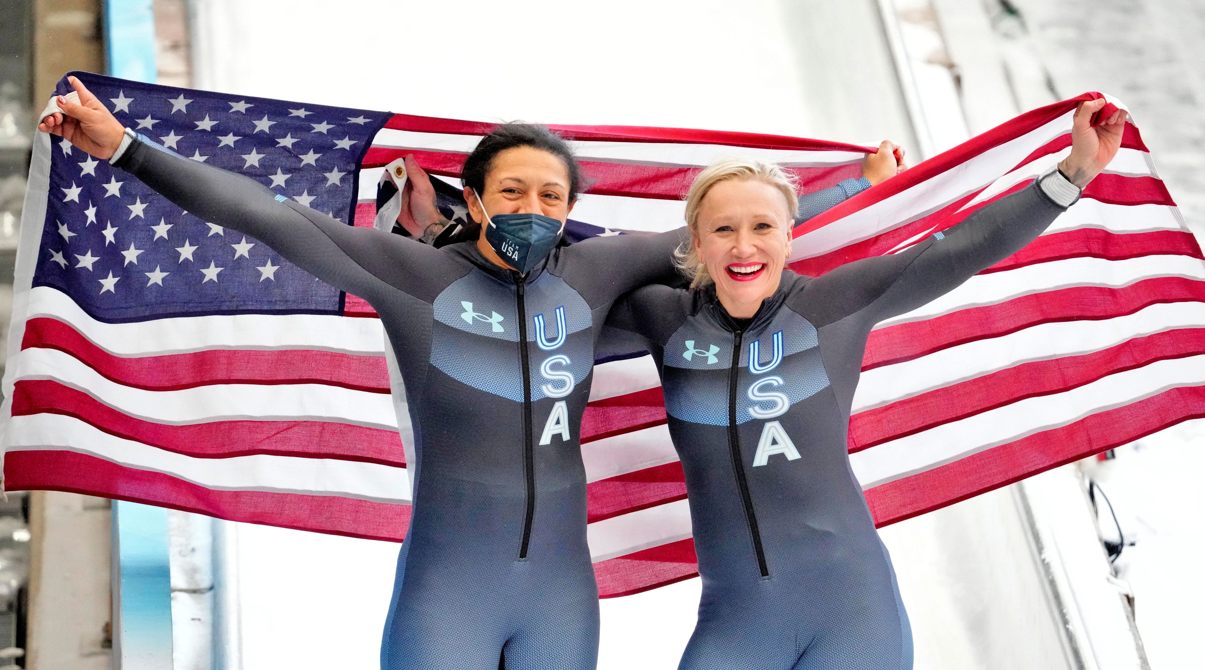 Women's monobob: Kaillie Humphries, Elana Meyers Taylor win gold and silver for U.S - Vimarsana News