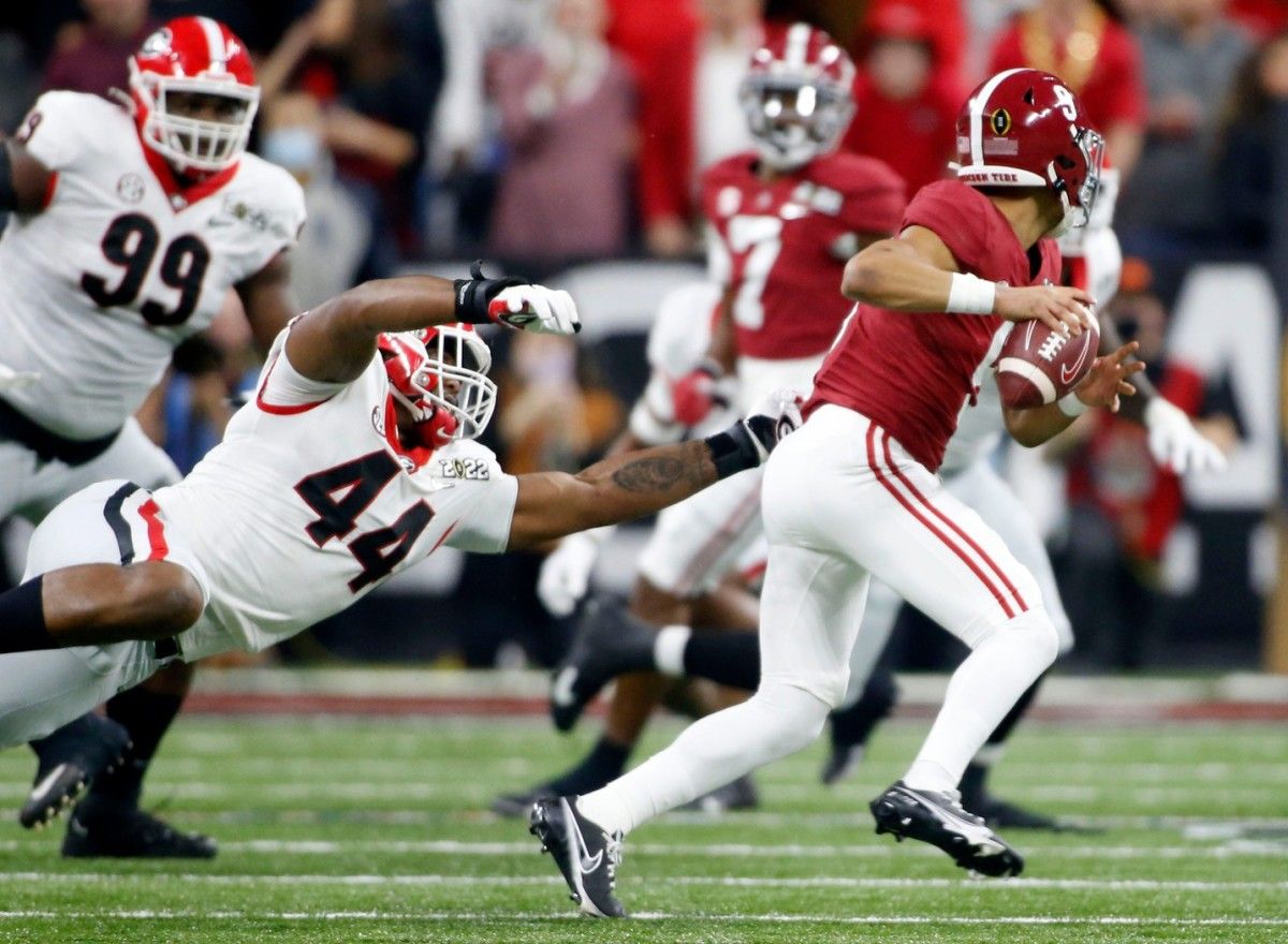 Travon Walker is after Bryce Young
