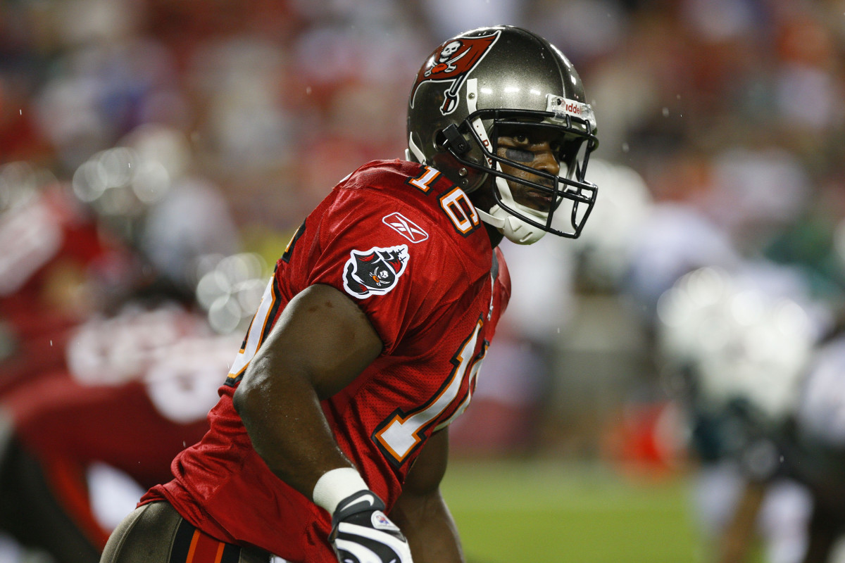 August 27, 2009; Tampa, FL, USA; Tampa Bay Buccaneers wide receiver Cortez Hankton (16) during the first half against the Miami Dolphins at Raymond James Stadium. Mandatory Credit: Kim Klement-USA TODAY Sports