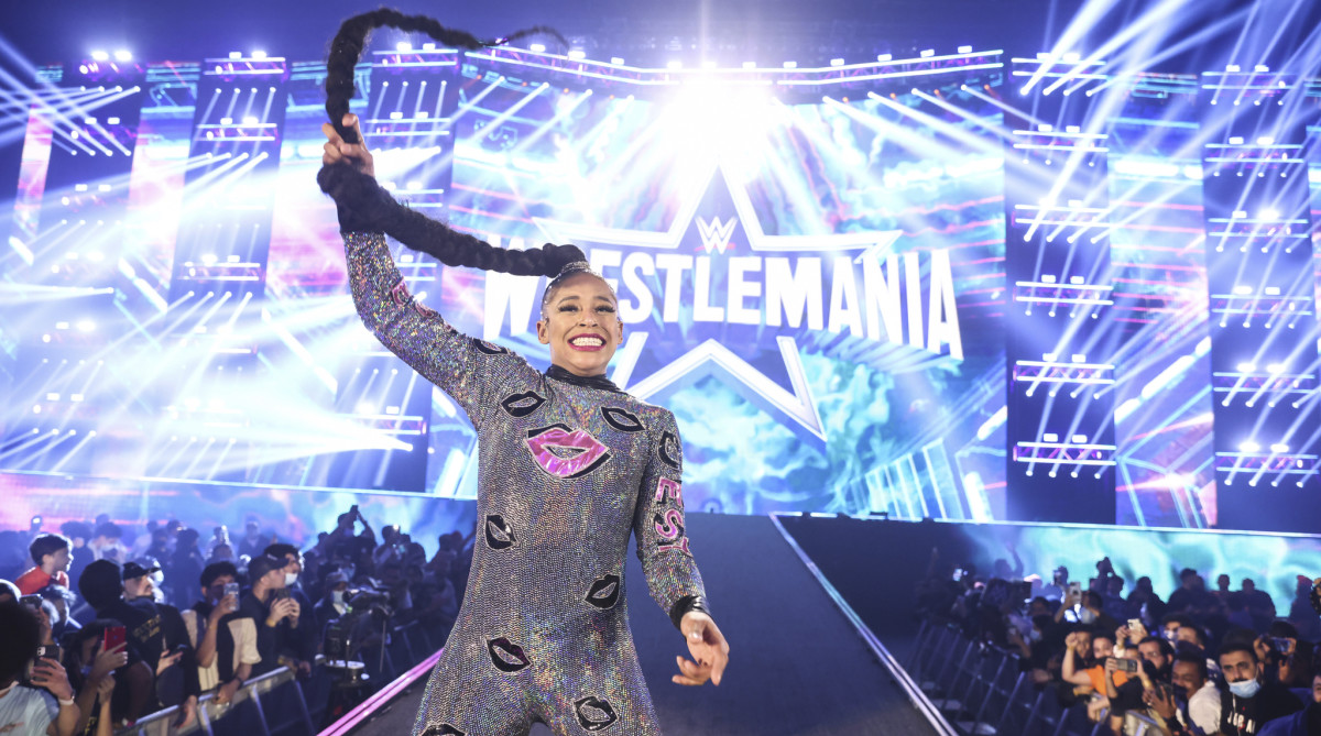 Bianca Belair at Wrestlemania