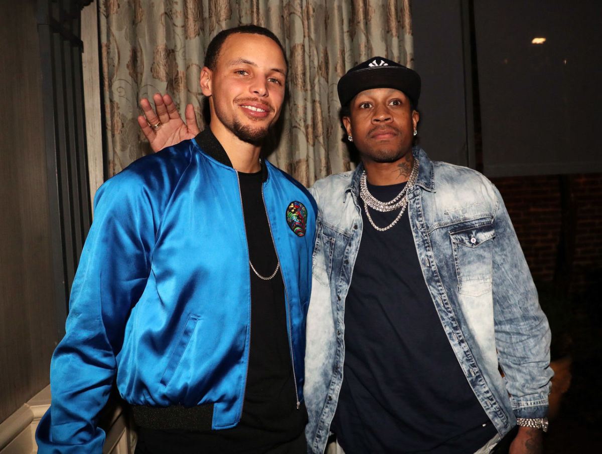 Allen Iverson Shares High Praise For Steph Curry Sports Illustrated