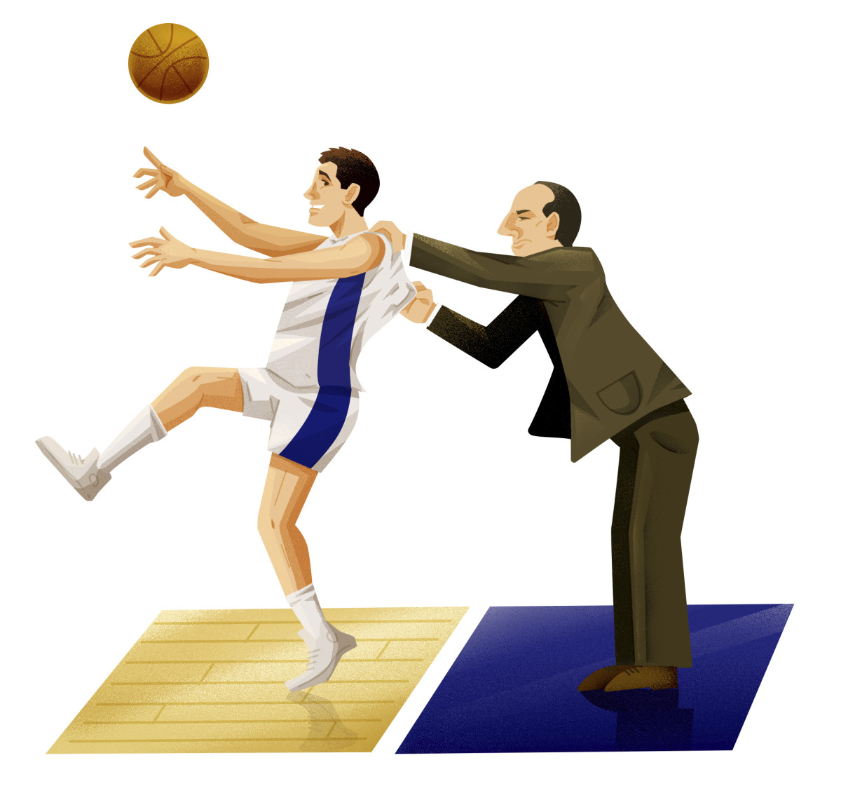 Able was drafted 19 spots behind Bill Russell, but played only one minute of one game.