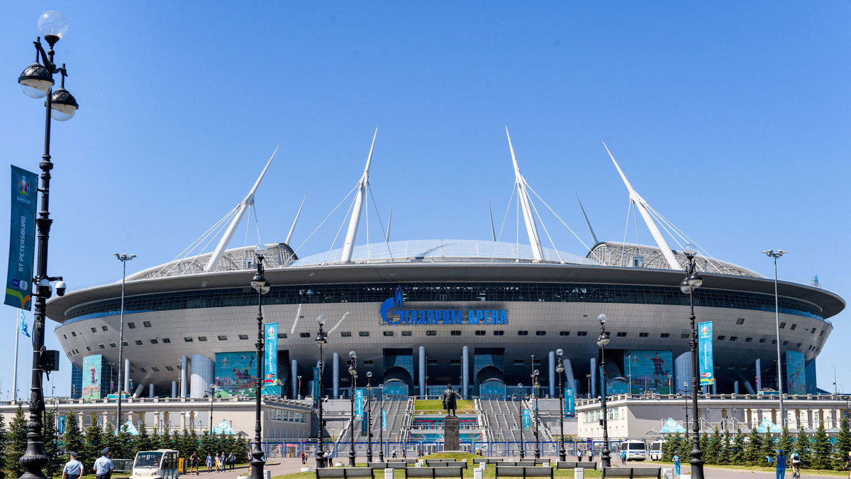 Gazprom Arena in St. Petersburg, Russia