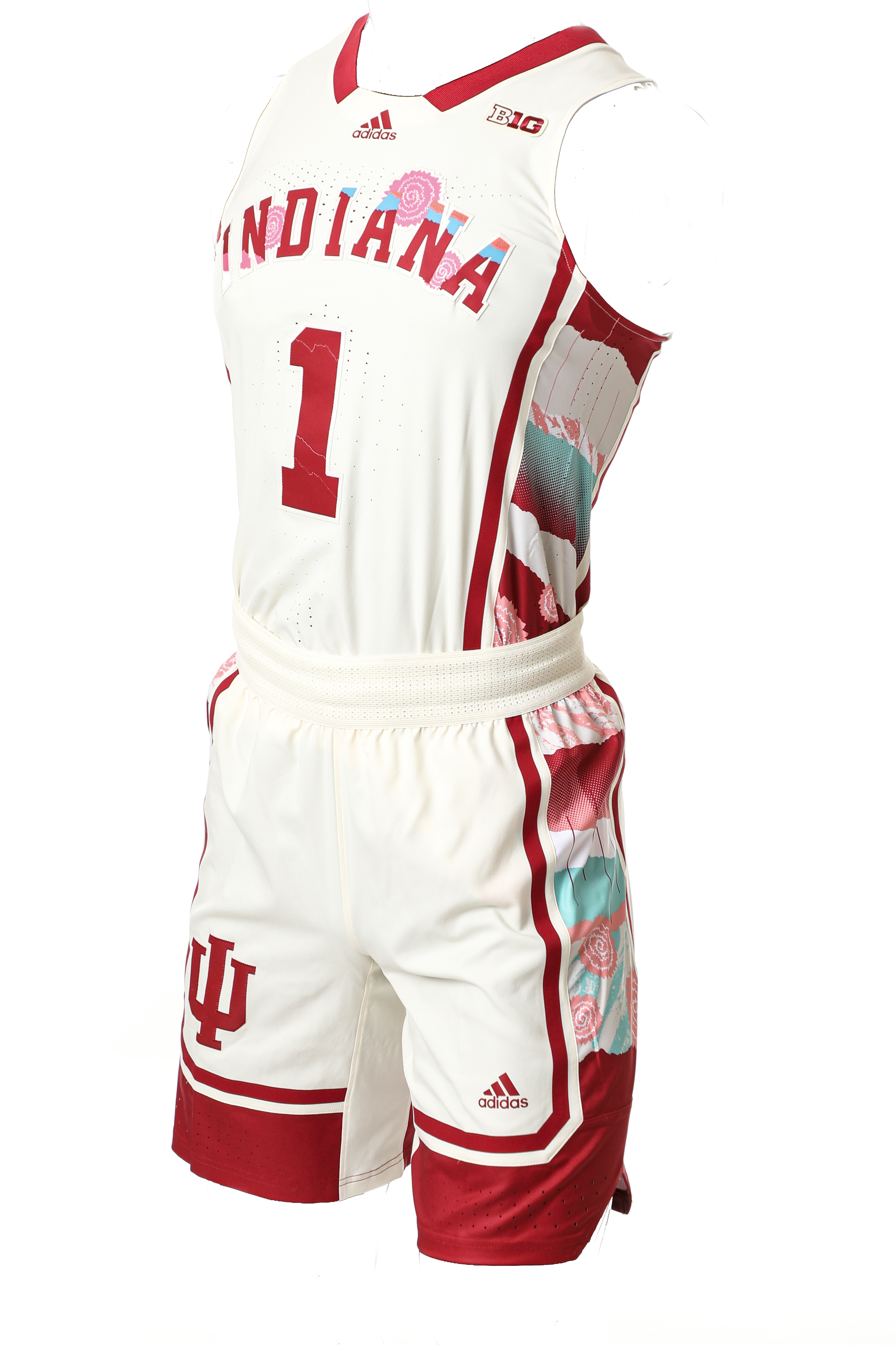 Indiana is wearing alternate uniforms for the game with Maryland on Thursday night to honor Black History Month. (Photo provided by IU Athletics)