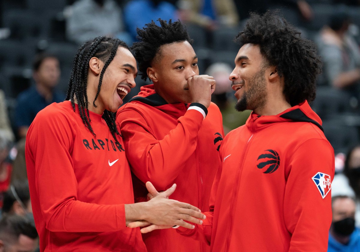 Raptors Rookies Perform Bruno Mars for Team Sports Illustrated