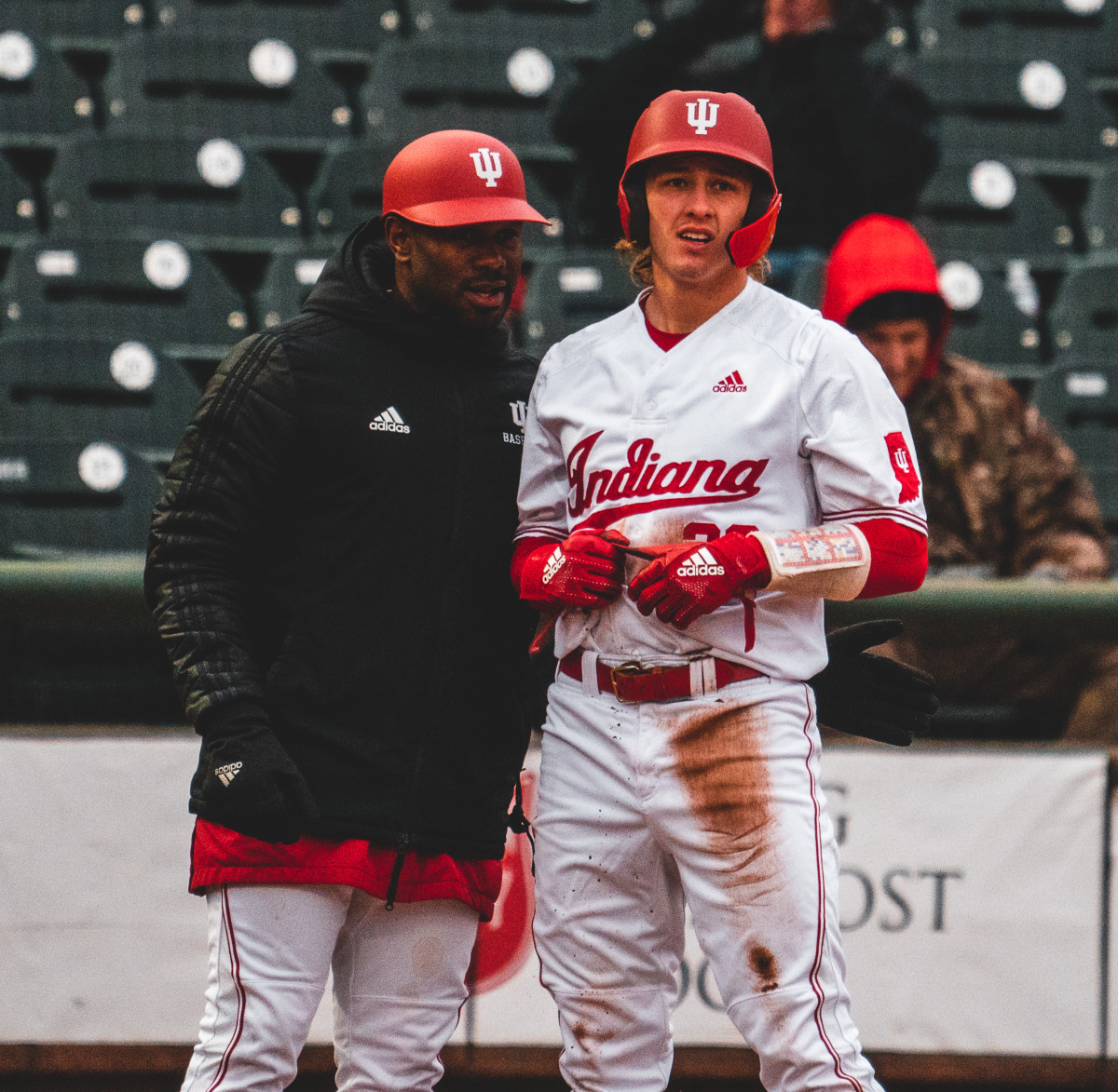 It was cold in Round Rock on Friday when Indiana lost to Arkansas, 5-2. Temperatures were in the mid-30s. 