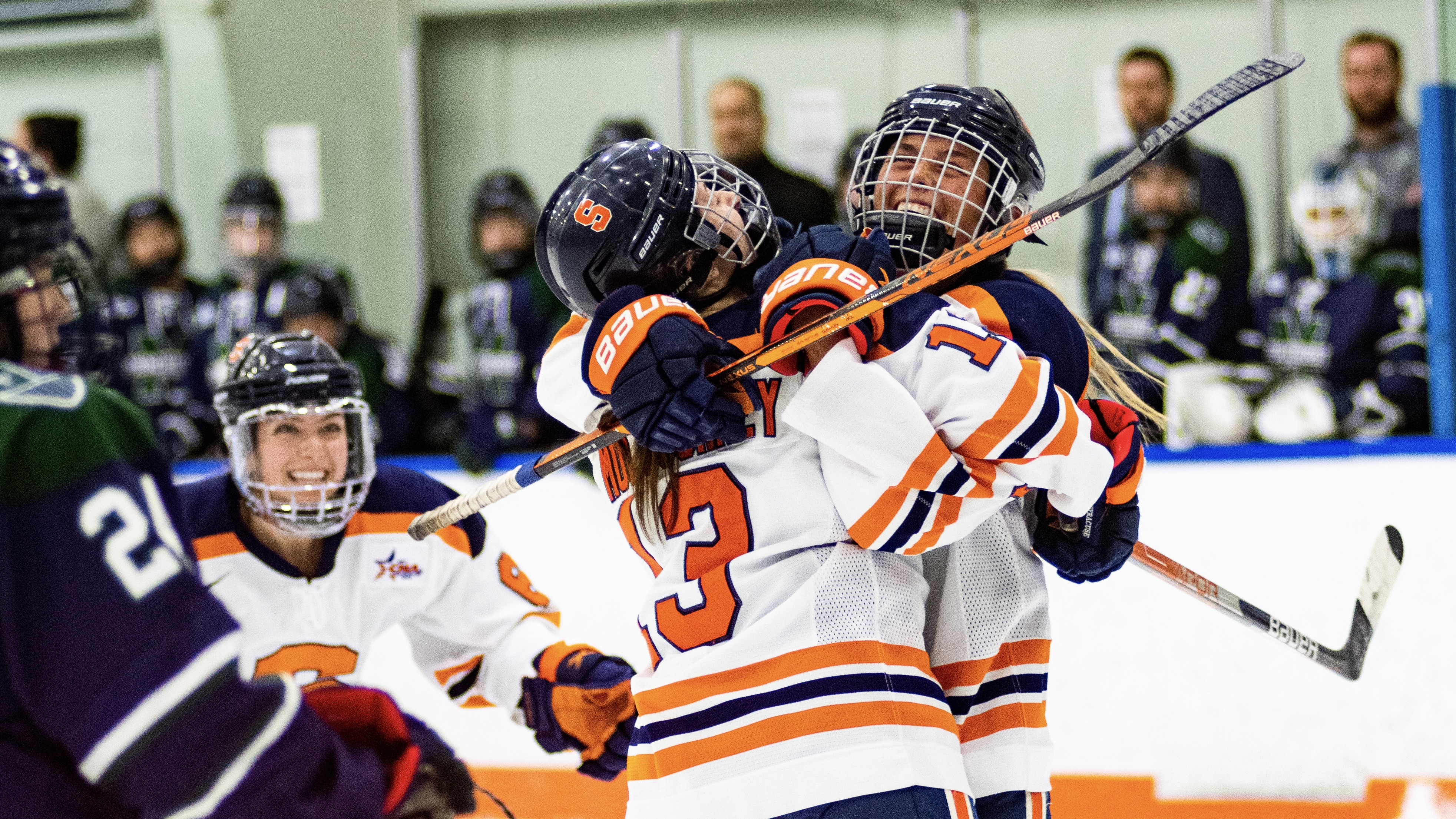 Overtime Goal Lifts Syracuse Hockey to CHA Tournament Title - Sports ...
