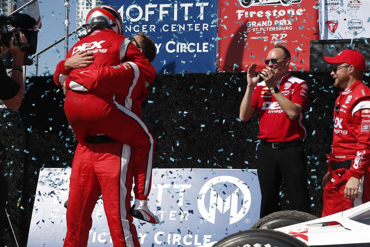 Scott McLaughlin and Ben Bretzman were a winning team within the winning team Sunday! Photo: IndyCar. 