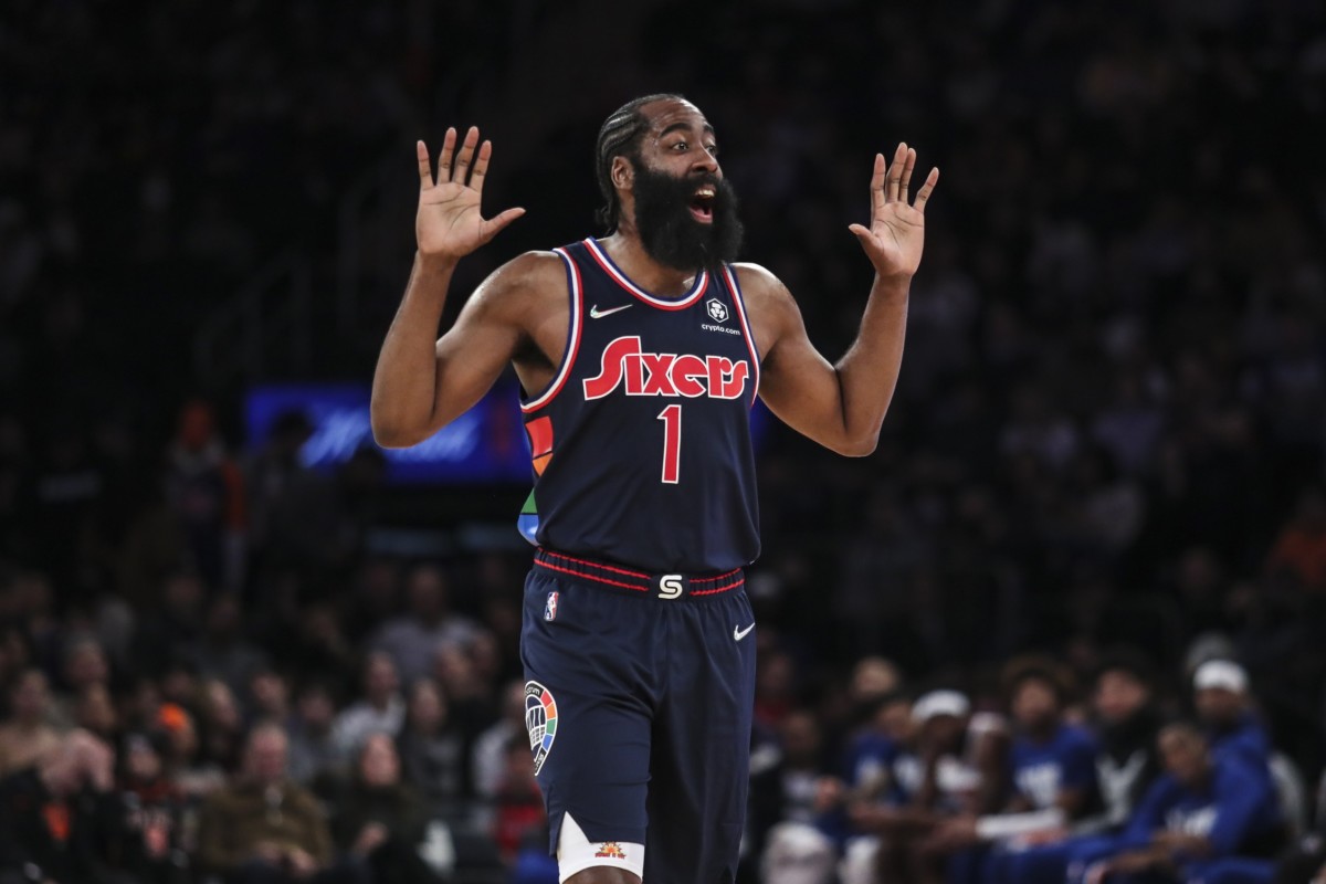 James Harden Shrugs Off Critics Following Sixers' Win Over Knicks
