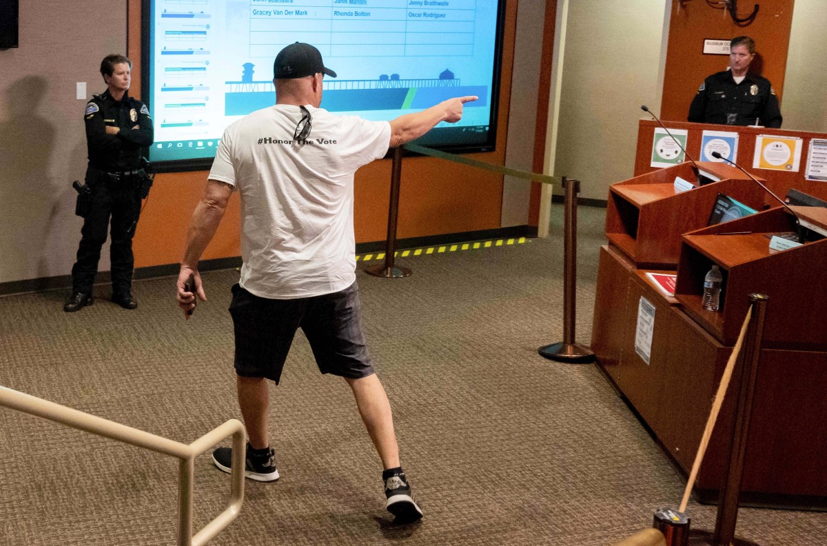 Ortiz was regularly belligerent and disruptive at city council meetings.