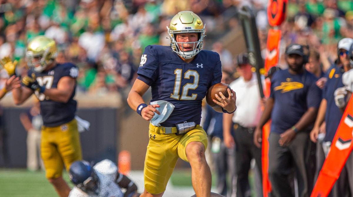 Marcus Freeman Leaves Door Open For Tyler Buchner Return In Notre Dame