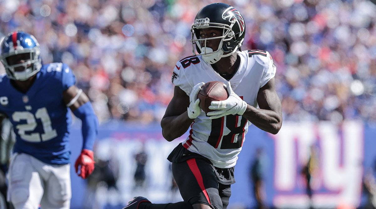 Falcons WR Ridley suspended for '22 for bets on NFL games