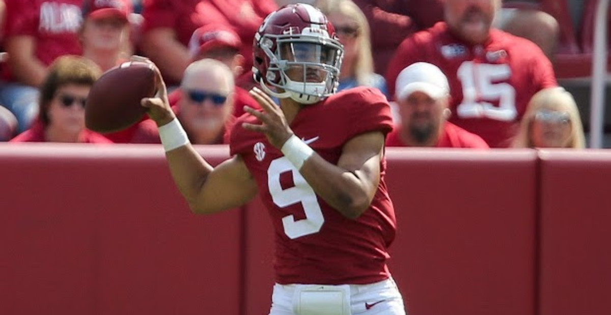 Alabama quarterback Bryce Young won the Heisman Trophy as the most outstanding player in college football.